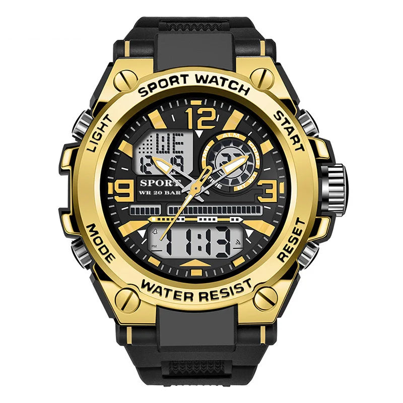 2025 New Style Digital Watch for Man Sports Luminous 30M Waterproof Watches Boys and Kids Electronic Military Wristwatches
