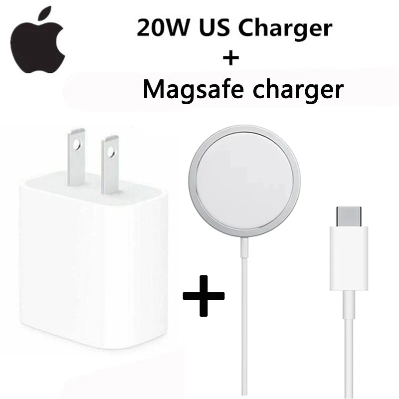 2025 Original 20W USB-C Power Adapter For iphone 16 15 14 13 mini Pro Max Type C fast charger for Apple Cable for iPhone 12 Plus