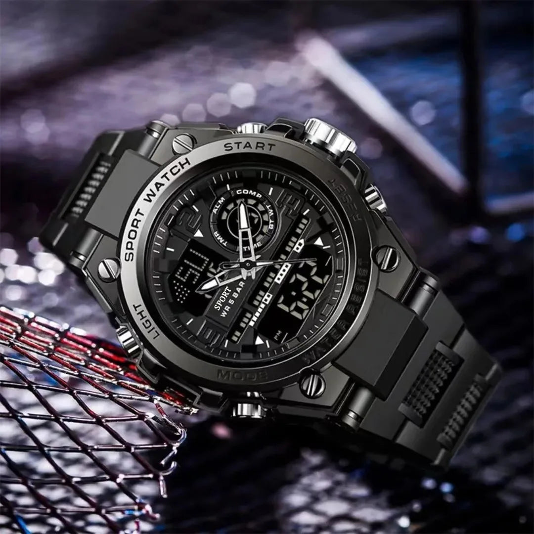 2025 New Style Digital Watch for Man Sports Luminous 30M Waterproof Watches Boys and Kids Electronic Military Wristwatches