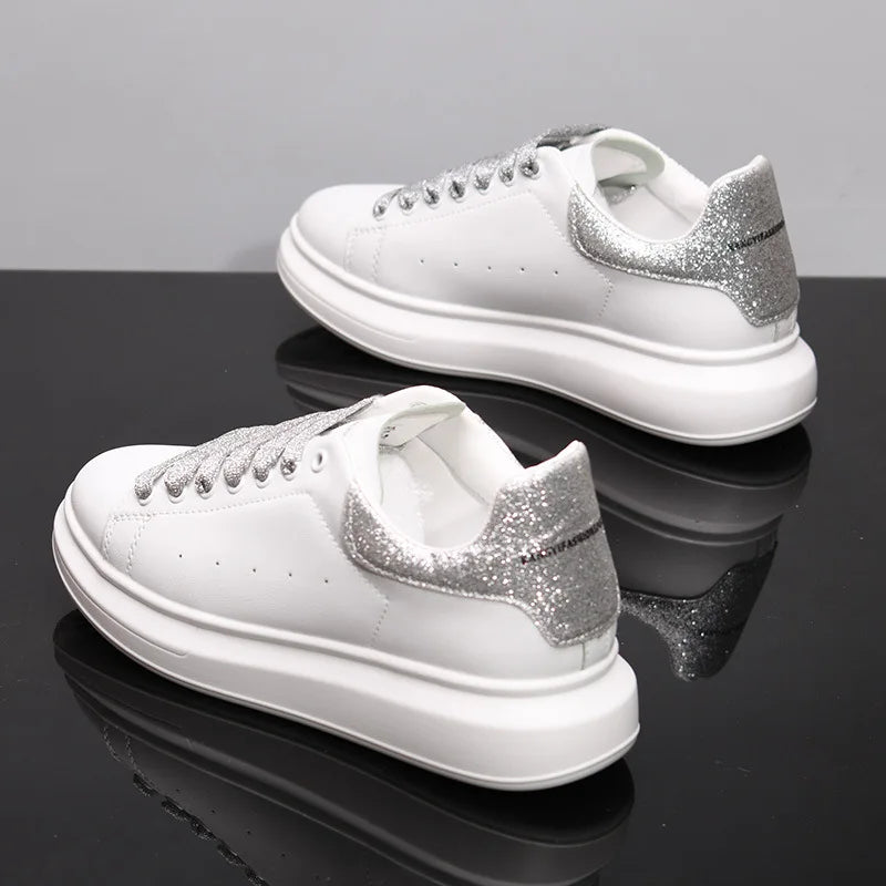 2025 Luxury Men's Shoes Men Women White Casual Shoes Men's Sneakers Women's Casual Board Shoes Couples Sports Tennis Shoes