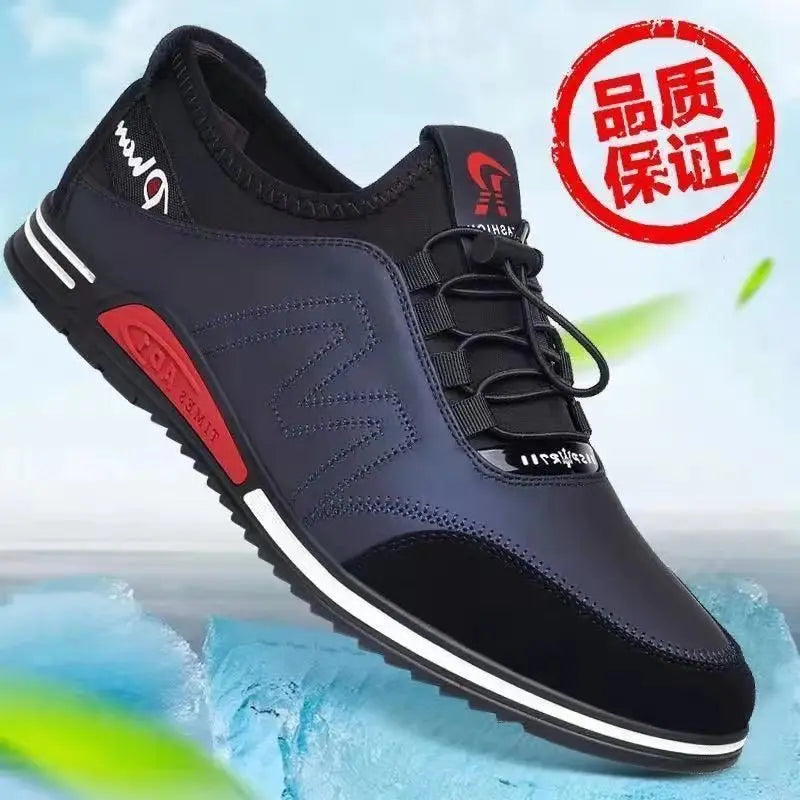 2023 New Men's Casual Sports Shoes Slip on Breathable Men's Shoes Men's Outdoor Non-slip Wear-resistant Running Shoes Men Shoes