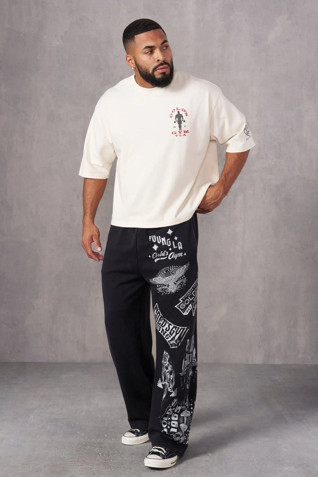 Summer new men's cotton T-shirt jogger sports fitness cotton slim short sleeve