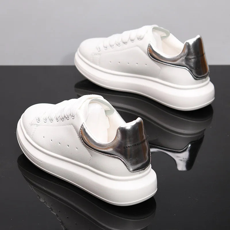 2025 Luxury Men's Shoes Men Women White Casual Shoes Men's Sneakers Women's Casual Board Shoes Couples Sports Tennis Shoes