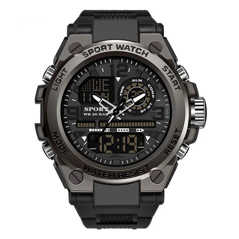 2025 New Style Digital Watch for Man Sports Luminous 30M Waterproof Watches Boys and Kids Electronic Military Wristwatches