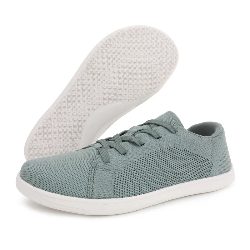 Men's and Women's Barefoot Shoes Wide Version Simple Walking Sports Shoes 2025 Lace Up Outdoor Lightweight Casual Running Shoes