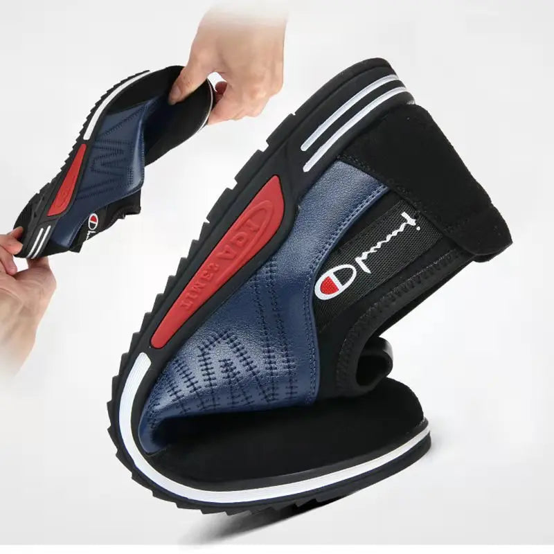 2023 New Men's Casual Sports Shoes Slip on Breathable Men's Shoes Men's Outdoor Non-slip Wear-resistant Running Shoes Men Shoes