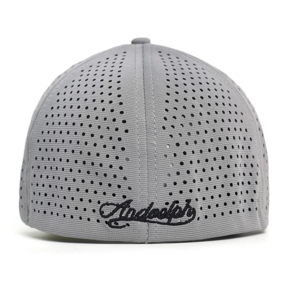 Mesh Short Brim Back Closed Baseball Cap Men Women Breathable Snapback Hats Fitted Dad Hat Adjustable Solid Trucker Style