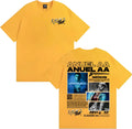 Rapper Anuel AA Rhlm 2 Album 2025 Tour T-shirts Men Women Fashion Hip Hop High Street T Shirt Cotton O-Neck Short Sleeve T-shirt