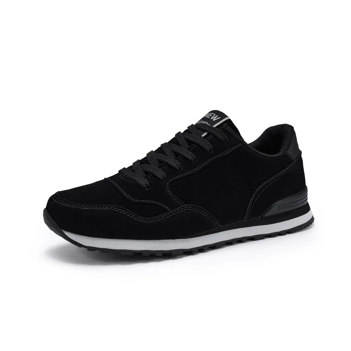 New Leather Men Running Shoes Winter Warm Unisex Sneakers Lightweight Women Walking Shoes Soft Insole Sports Shoes Lace Up 37-47